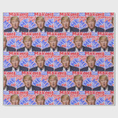 Donald Trump Cadeaupapier (Vlak)