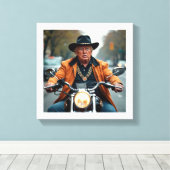 Donald Trump Canvas Afdruk (Insitu (Houten vloer))