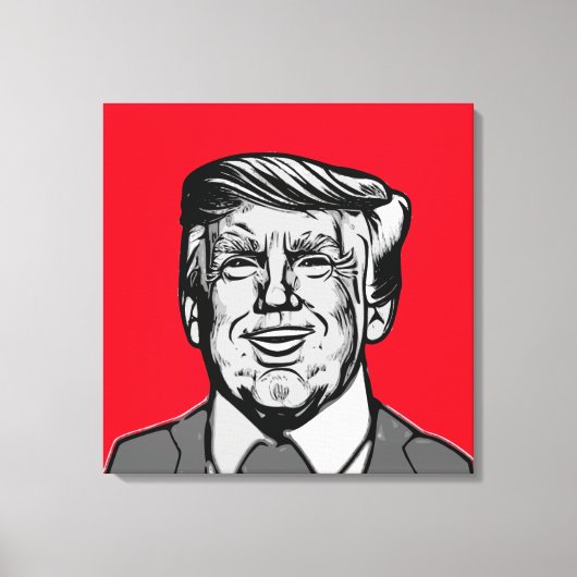 DONALD TRUMP CANVAS AFDRUK (Voorkant)