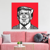 DONALD TRUMP CANVAS AFDRUK (Insitu (Woonkamer))