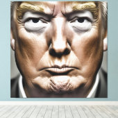 Donald Trump Canvas Afdruk (Insitu (Houten vloer))