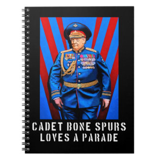 Donald Trump Caricature - Kadet Bone Spurs Notitieboek