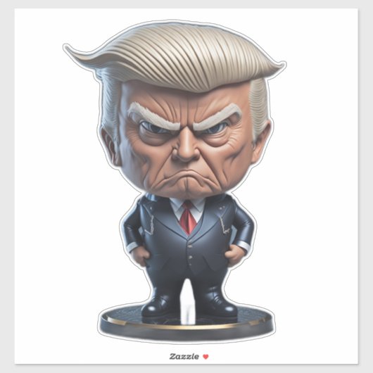 Donald Trump Caricature Sticker (Vel)