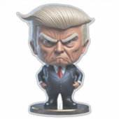 Donald Trump Caricature Sticker (Voorkant)