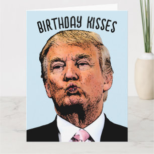 DONALD TRUMP CARTE DE REMERCIEMENT POUR NAISSANCE