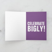 DONALD TRUMP CARTES DE SALUT D'ANNIVERSAIRE (Intérieur)