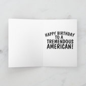 DONALD TRUMP CARTES PATRIOTIQUES D'ANNIVERSAIRE (Intérieur)