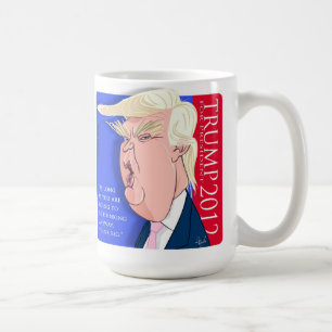 Donald Trump Cartoon Coffee mok