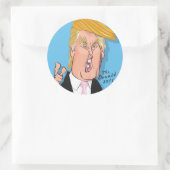 Donald Trump Cartoon stickers (Tas)