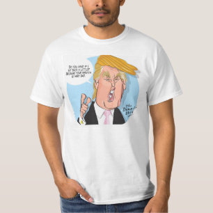 Donald Trump Cartoon Tshirt met quote