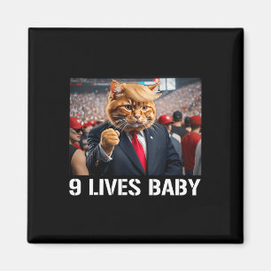 Donald Trump Cat Nine woont in Baby Magneet