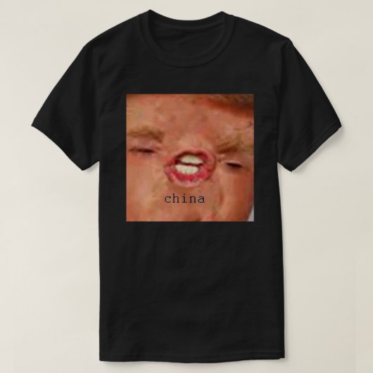 Donald Trump China Meme Sticker T-shirt (Design voorkant)