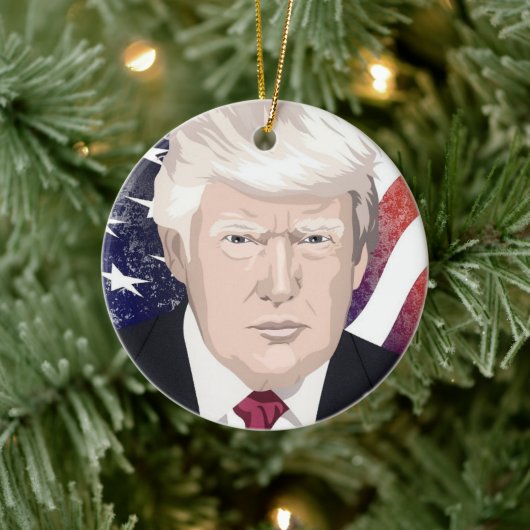 DONALD TRUMP CHRISTMAS ORNAMENT (Boom)