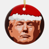 DONALD TRUMP CHRISTMAS ORNAMENT (Voorkant)