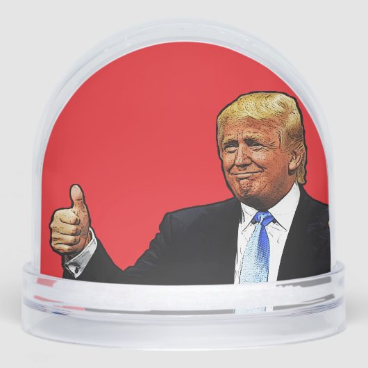 DONALD TRUMP CHRISTMAS SNOW GLOBE (Avant)
