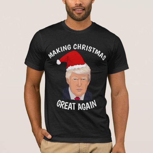 DONALD TRUMP CHRISTMAS T-Shirts (Voorkant)