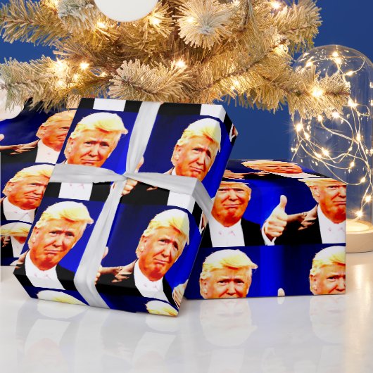 DONALD TRUMP CHRISTMAS Wrapping Paper Cadeaupapier (Feestdagen)