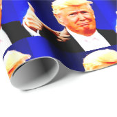 DONALD TRUMP CHRISTMAS Wrapping Paper Cadeaupapier (Rol Hoek)
