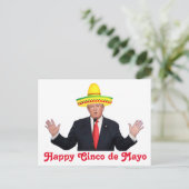 Donald Trump Cinco de Mayo Briefkaart (Staand voorkant)
