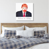 Donald Trump - Clown in Chief Canvas Afdruk (Insitu (Slaapkamer))