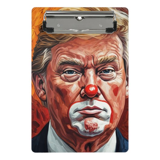 donald trump clown mini klembord (Voorkant)