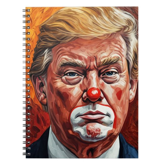 donald trump clown notitieboek (Voorkant)