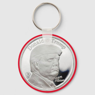 DONALD TRUMP COIN SLEUTELHANGER