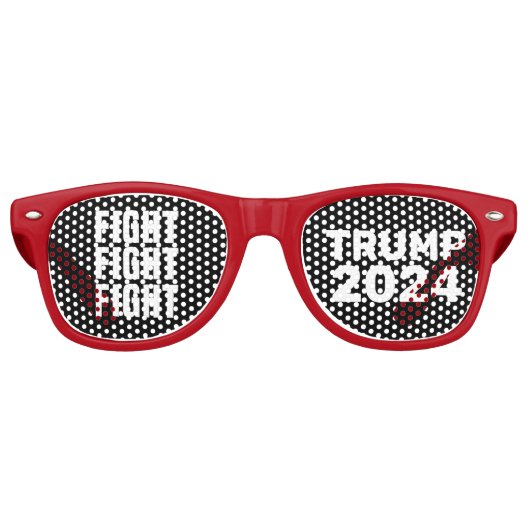 DONALD TRUMP COMBATTRE LES LUNETTES DE SOLEIL 2024 (Devant)