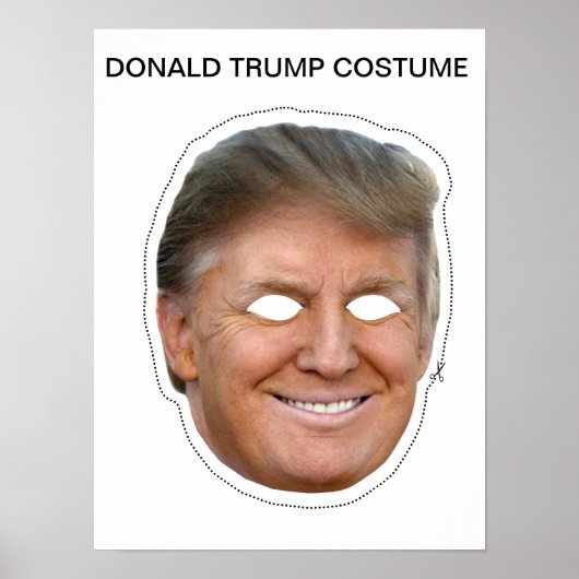 Donald Trump Costume Poster (Voorkant)