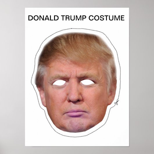 Donald Trump Costume Poster (Voorkant)