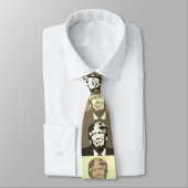 DONALD TRUMP Cravate SEPIA (Attaché)