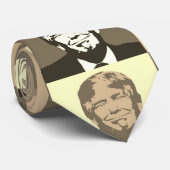 DONALD TRUMP Cravate SEPIA (Roulé)