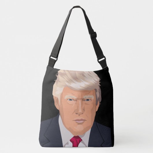DONALD TRUMP CROSS BODY DESIGNER BAG PURY CROSSBODY TAS (Voorkant)