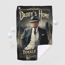 Donald Trump Daddy's Home Funny MAGA Film Poster