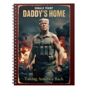 Donald Trump Daddy's Home Inauguratie Souvenir Notitieboek