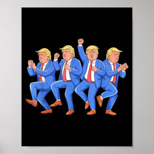 Donald trump dansen 4 juli trump 2025 Donald t Poster
