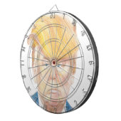 Donald Trump dartboard Dartbord (Voorkant Rechts)