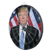 Donald Trump Dartboard Dartbord (Voorkant Rechts)