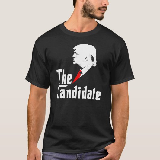 Donald Trump De kandidaat T-shirt (Voorkant)