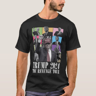 Donald Trump De Revenge Tour 2024 Funny Parody El T-shirt