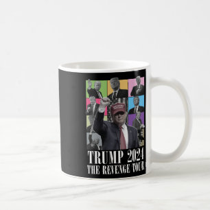 Donald Trump De Wraak Tour 2024 voor mannen en vro Koffiemok