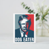 Donald Trump DOG EATER Briefkaart (Staand voorkant)