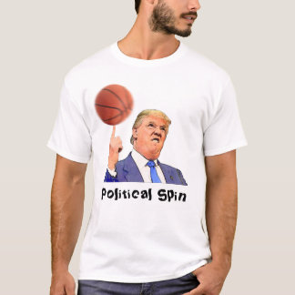 Donald Trump draait rond een Basketball | T-shirt 