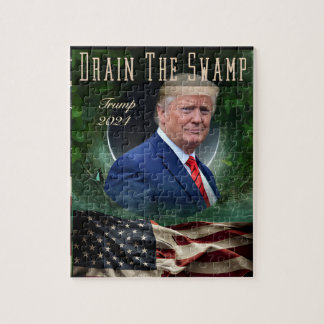 Donald Trump Drain The Swamp MAGA 2024 puzzel Legpuzzel
