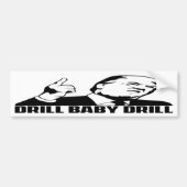 Donald Trump Drill Baby Drill Drill Bumpersticker (Voorkant)