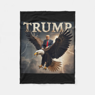 Donald Trump Eagle USA President Amerika Fleece Deken