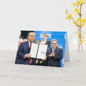 Donald Trump en AG William Barr Kaart (Gele Bloem)