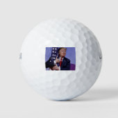 Donald Trump en de vlag Golfballen (Voorkant)