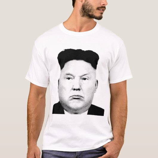 Donald Trump en Kim Jong Un T-shirt (Voorkant)