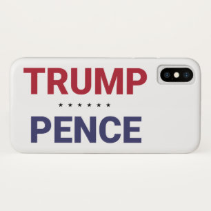 Donald Trump en Mike Pence (2020 US-verkiezingen) iPhone X Hoesje
